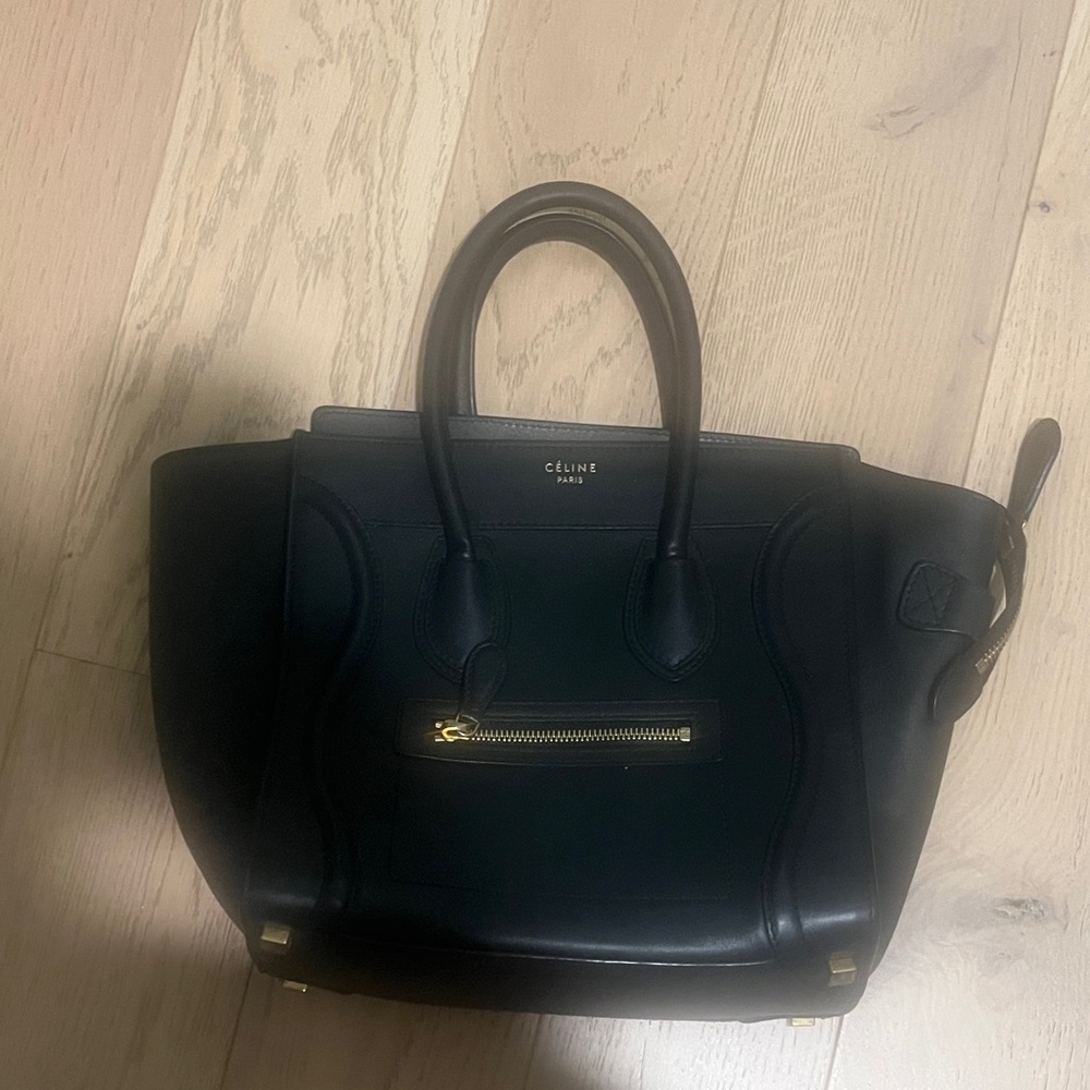 Celine Black Satchel Bag